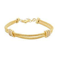 Armband Marcello Pane Dame Cashmere in Silber Zircone BRCE 025
